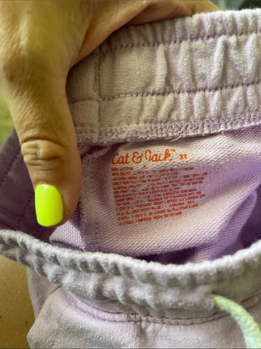 3T purple shorts